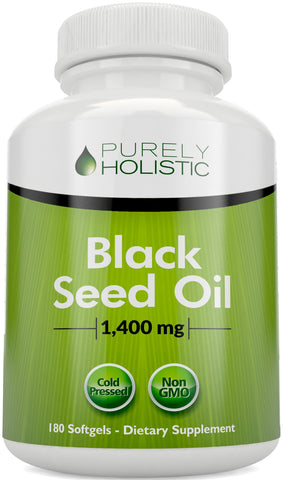 Black Seed Oil 1,400 mg - 180 Softgels