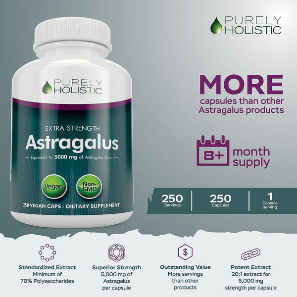 Astragalus Capsules 5,000 mg 250 Capsules