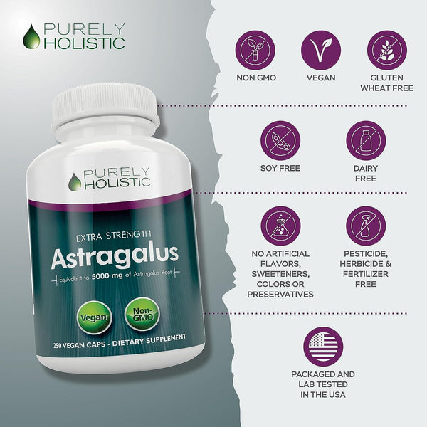 Astragalus Capsules 5,000 mg 250 Capsules