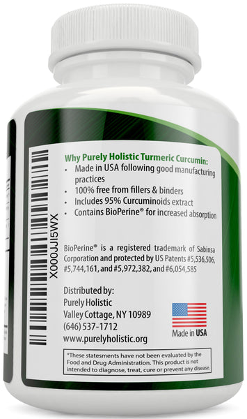 Turmeric Curcumin with BioPerine, 120 Vegetarian Capsules , 700mg, 95% Curcuminoids