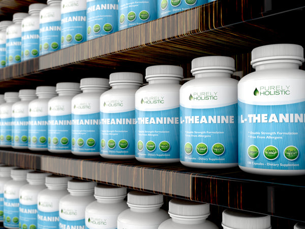 L-Theanine 200mg (Double-Strength) 180 Vegan Capsules a 6 Month Supply