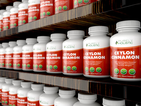 Ceylon Cinnamon Capsules 1500mg, 150 Vegan Capsules 75 Day Supply