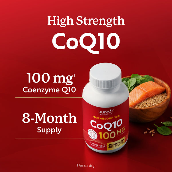 CoQ10 240 SoftGels High Absorption Coenzyme Q10 Up to 8 Month's Supply