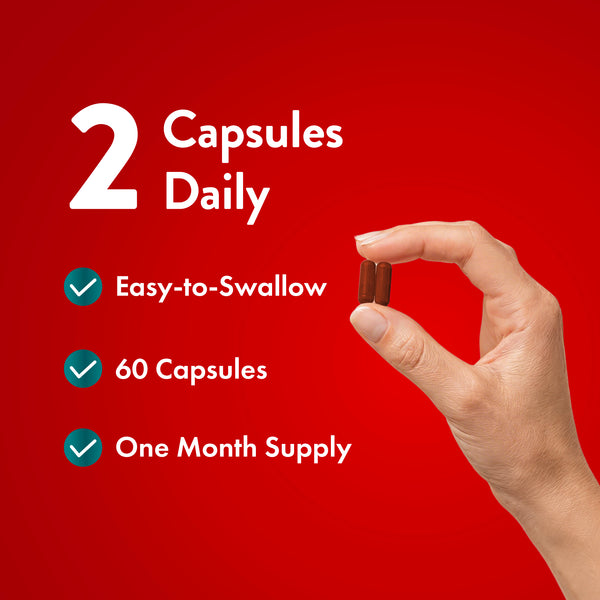 Red Yeast Rice 1200mg with CoQ10 - Flush Free Niacin, 120 Vegetarian Capsules - Non Irradiated - Citrinin Free - Supports Healthy Cholesterol Levels & Cardiovascular System