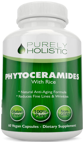 Phytoceramides Skin Therapy Supplement 60 Vegan Rice Based Capsules