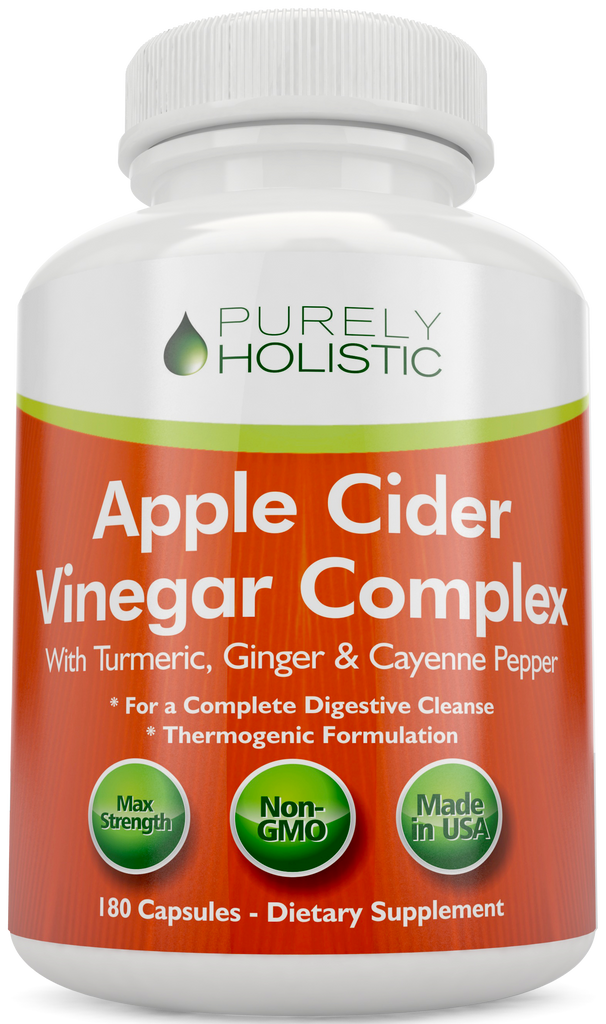 Apple Cider Vinegar Capsules, 180 Vegan ACV Capsules
