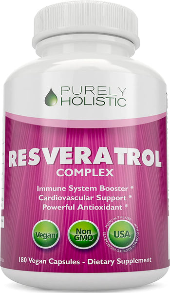 Resveratrol 1450mg - 90 Servings - Trans-Resveratrol Antioxidant Supplement with Vitamin C & Polyphenol Complex