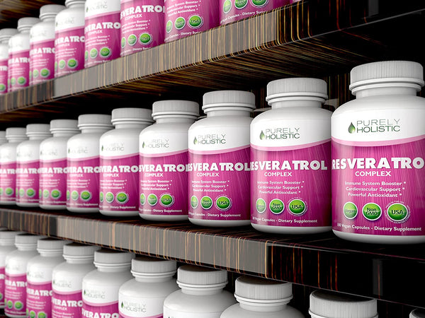 Resveratrol 1450mg - 90 Servings - Trans-Resveratrol Antioxidant Supplement with Vitamin C & Polyphenol Complex